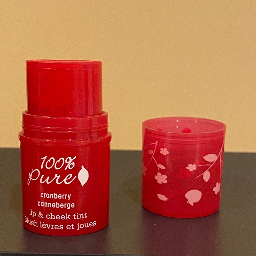 100% Pure Lip & Cheek Tint - Cranberry Glow